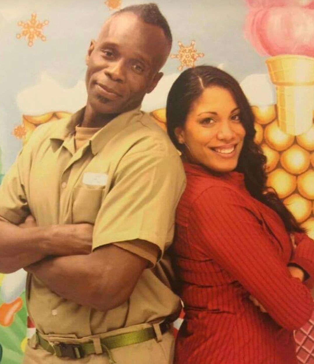 Jenice and Barry Green in prison